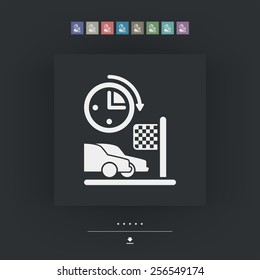 Car race icon