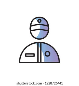 car racer icon vector. job icon modern style