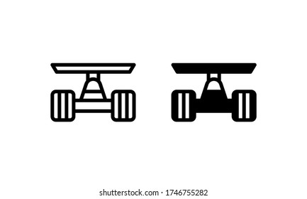 Car Racing Competition Formula 1 One Icon, Logo, Vector