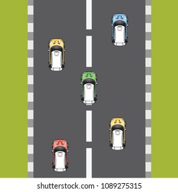 Car racing game