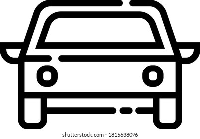 Icono de Ilustración del Vector de Género del Juego de Raza de Automóviles