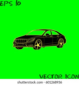 car racing. luxury car