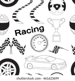 Car Racing pattern