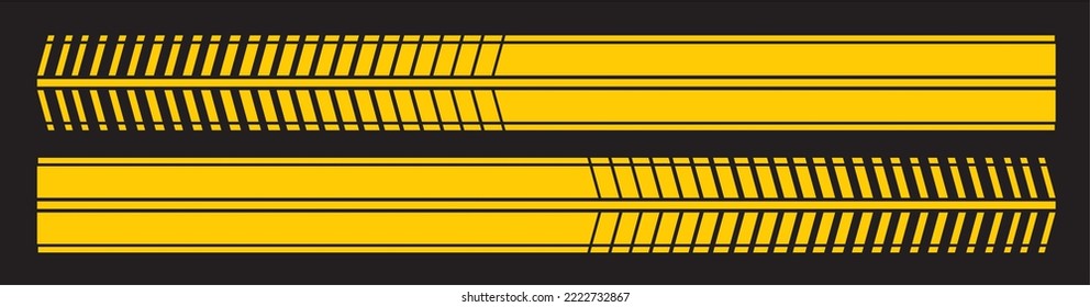 Car Racing Stripes vector, Car Body Styling Decal Stickers, Car Decal, Decal, Gloss Racing Stickers, Custom Car Stickers, Universal Racing Stripes eps