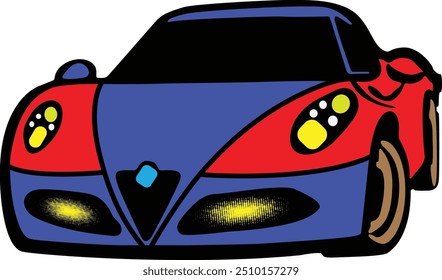 Car racing vector art t shirt design