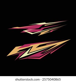 Car Racing Vector Design Livery Decal. Modern decal