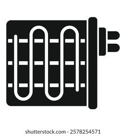 Car radiator ensuring optimal engine temperature by dissipating heat, a crucial component for vehicle performance