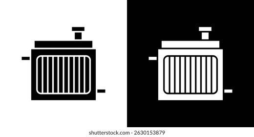 car radiator icon concept, vector illustration