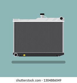 Car radiator icon vector flat design.