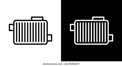 car radiator icon Vector symbol in trendy flat style