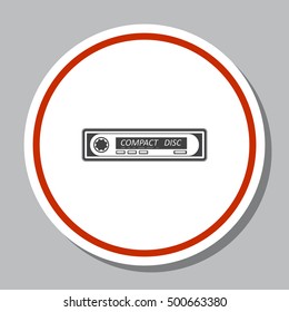 Car Radio Icon Vector