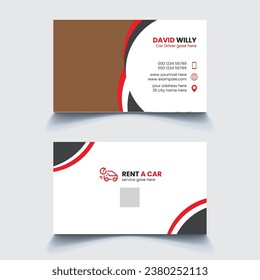 Car rant Buisness Card Design Template