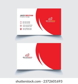 Car Rant Buisness Card Template