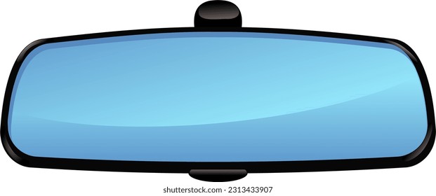 Car rearview mirror (cut out)