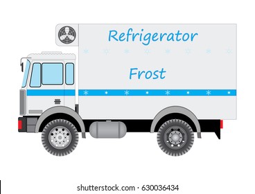 The car refrigerator for a freezing and delivery of perishable products 