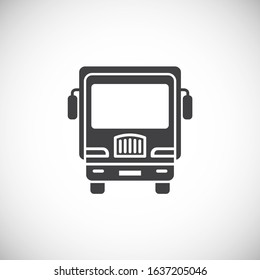 Car related icon on background for graphic and web design. Creative illustration concept symbol for web or mobile app