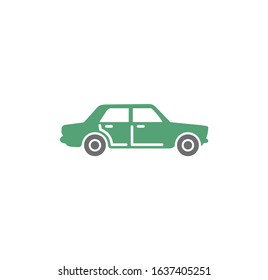 Car related icon on background for graphic and web design. Creative illustration concept symbol for web or mobile app.