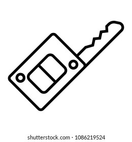 Car remote key symbol . Vector illustration
