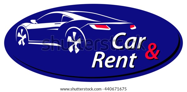 Car\
Rent Abstract Lines Vector. Logo. Vector\
illustration