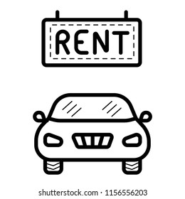 Car rent icon