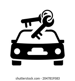 Car rent icon (vector illustration)
