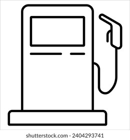 Car and rent simple minimal thin line icon