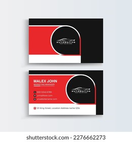 Car Rental Business cards and Modern Creative and Clean template. Car Rental Business Card layout design, Company Business Card Design, Visiting Card, Personal Card Design. 