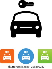 Car rental icon