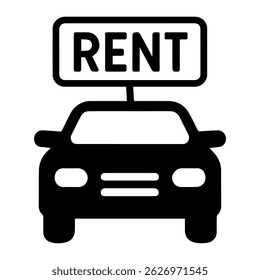 Car rental icon on white background vector
Vector travel icon