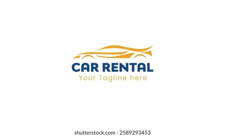 Car rental logo, Automotive logo, vector template