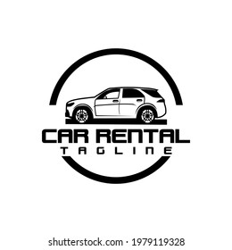 car rental logo, can be used for car rental business.