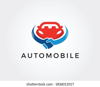 Car Rental Logo Template Design Vector, Emblem, Design Concept, Creative Symbol, Icon