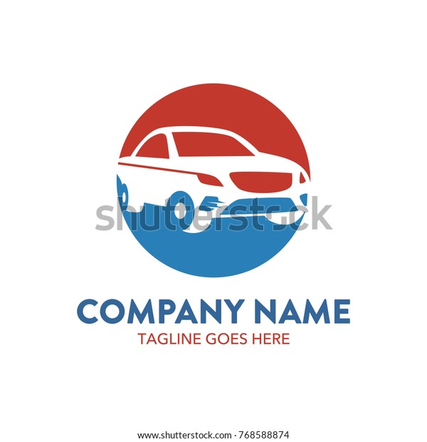 Car Rental Logo Template Vector Editable Stock Vector Royalty