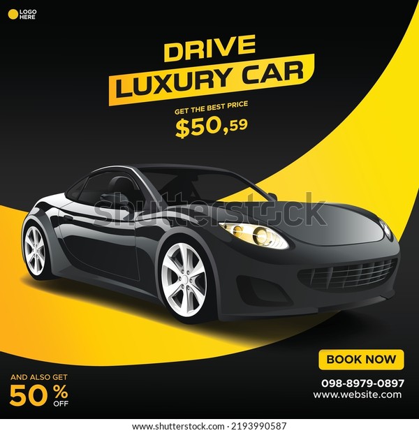 Car rental\
promotion social media ads. car\
sale