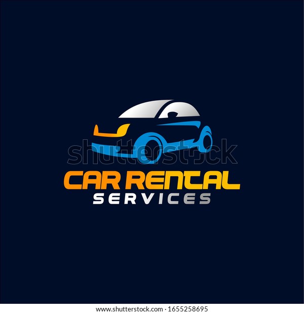 Car Rental Service\
Logo Idea Vector Design