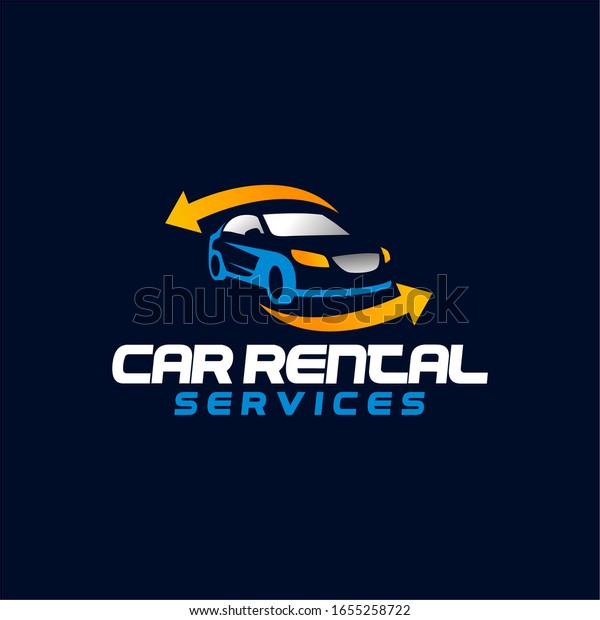 Car Rental Service\
Logo Idea Vector Design