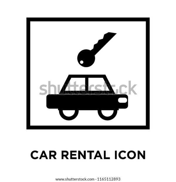 Car rental sign icon vector\
isolated on white background, Car rental sign transparent\
sign