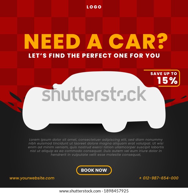 Car rental social media post banner template.
Premium Vector