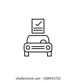 car, repair, check icon. Can be used for web, logo, mobile app, UI, UX