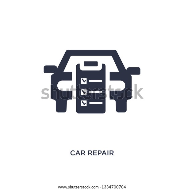 car\
repair check list icon. Simple element illustration from\
mechanicons concept. car repair check list editable symbol design\
on white background. Can be use for web and\
mobile.
