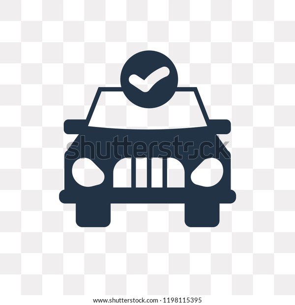 Car repair check vector icon isolated on\
transparent background, Car repair check transparency concept can\
be used web and mobile