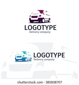 Car Repair Or Delivery Service Label. Vector Logo Design Template. 