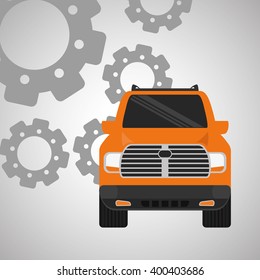 car repair design, vector illustration