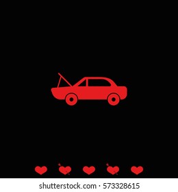 Car repair icon.