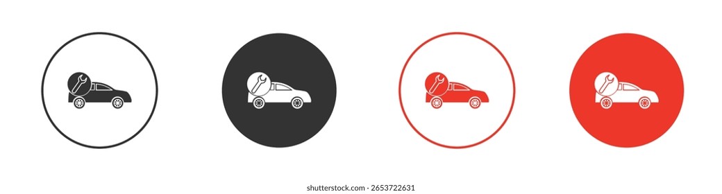 Icono de la reparación del coche para el logotipo, símbolo de la muestra del Vector para el diseño