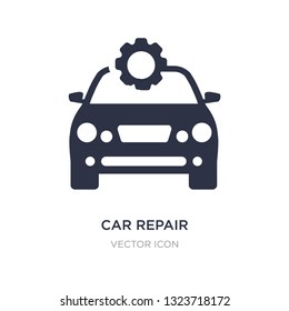 car repair icon on white background. Simple element illustration from Transport concept. car repair sign icon symbol design.