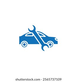 Car repair icon Thin line illustration set
