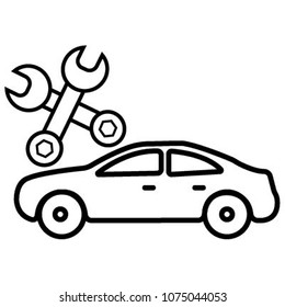 car repair icon vector