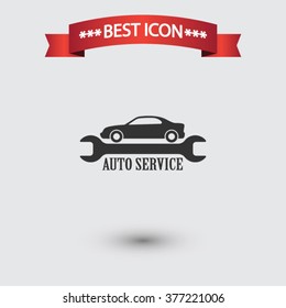Car repair icon vector