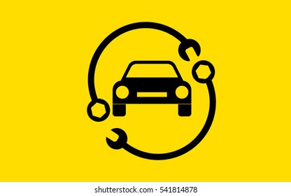 Car repair icon Vector.